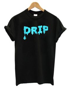 Blue DRIP T shirt FD7N