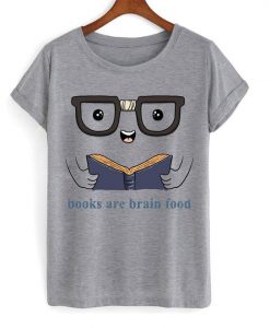 Books are brain food t-shit HN20N
