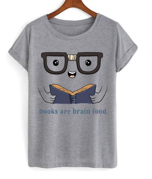 Books are brain food t-shit HN20N