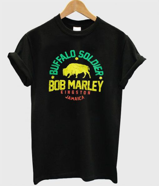 Buffalo Soldier Bob Marley Tshirt EL21N