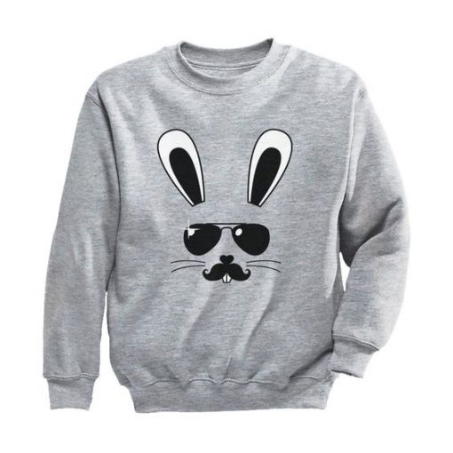 Bunny Face Youth Kids Sweatshirt N22NR