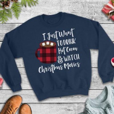 christmas movie season sweatshirt