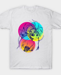Colourful dragon girl T-Shirt N26EL