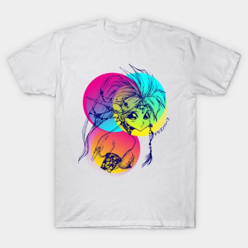 Colourful dragon girl T-Shirt N26EL