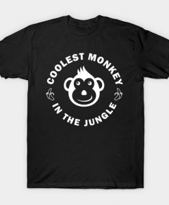 Coolest Monkey T Shirt SR30N