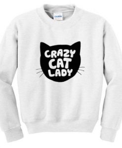 Crazy cats lady sweatshirt N21FD