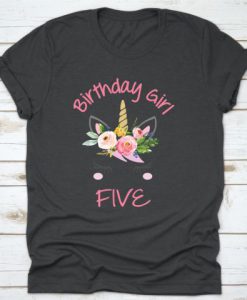 Fifth Birthday Girl T-Shirt VL1N