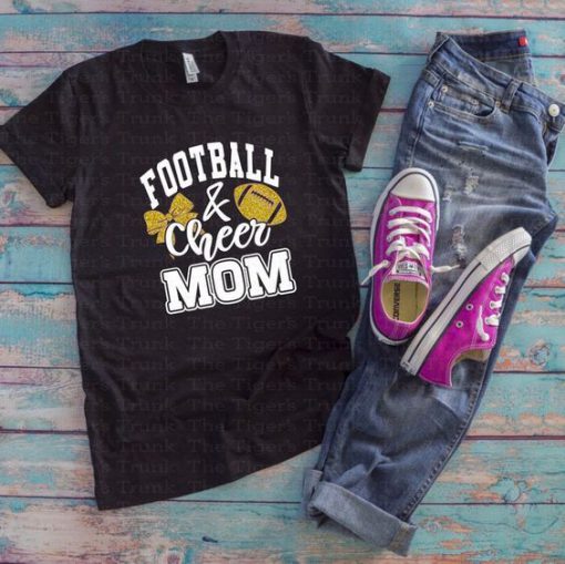 Football Mom Cheerleading T-Shirt HN20N