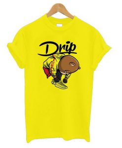 Frozen Yellow Drip T shirt FD7N