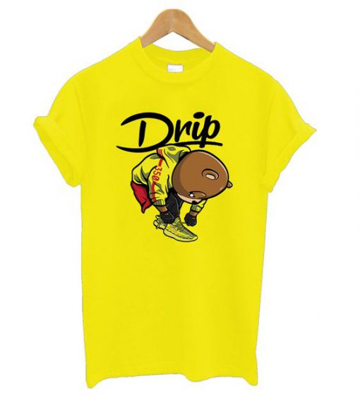 Frozen Yellow Drip T shirt FD7N