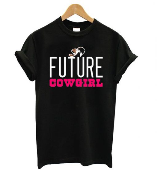 Future Cowgirl Black T shirt FD7N