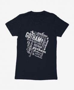 Gotham Typography Womens T-Shirt ER6N