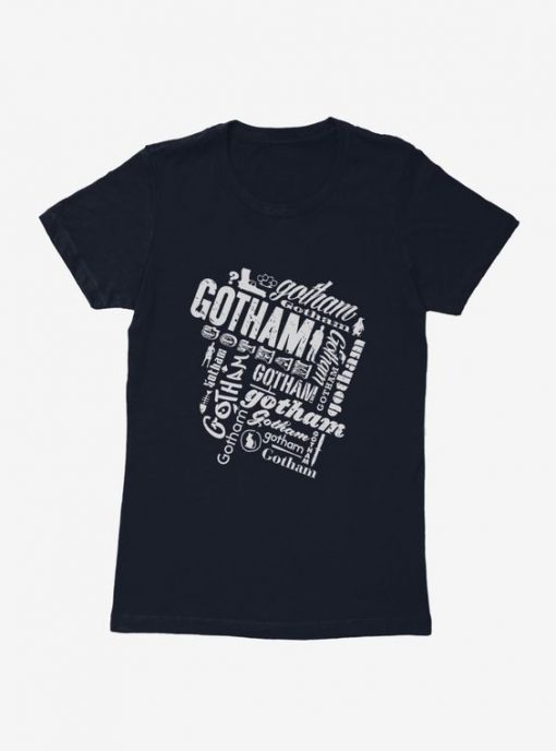 Gotham Typography Womens T-Shirt ER6N