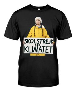 Greta Thunberg Sketch Art T-shirt FD7N