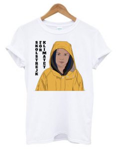 Greta Thunberg White T shirt FD7N