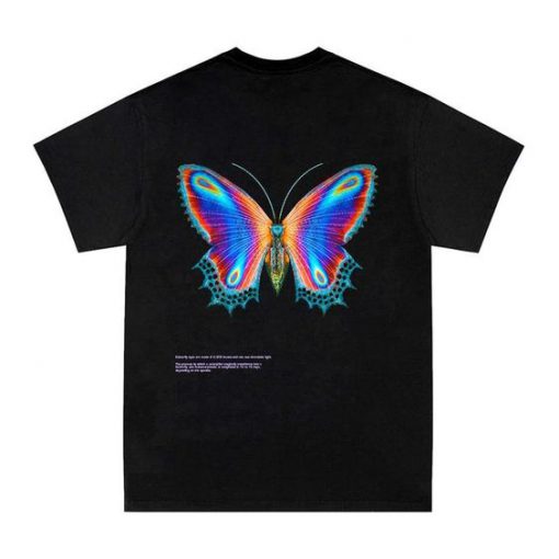 Halsey Multicolor Butterfly T-Shirt AI7N