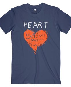 Heart graphic tee T Shirt SR13N