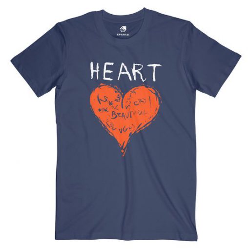 Heart graphic tee T Shirt SR13N