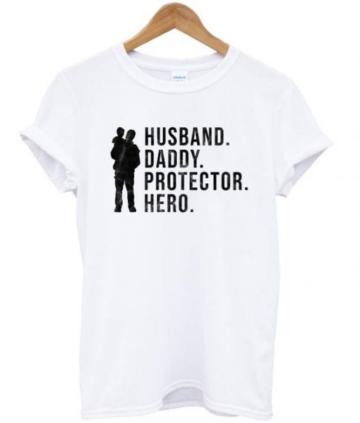 Husband daddy protector hero t-shirt ER4NHusband daddy protector hero t-shirt ER4NHusband daddy protector hero t-shirt ER4NHusband daddy protector hero t-shirt ER4N