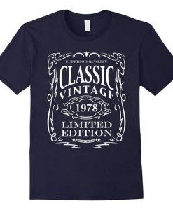 Mens Vintage 1978 T Shirt DN21N