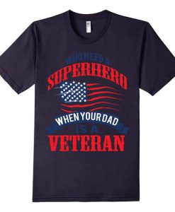 My Dad is Super Hero T Shirt ER4N