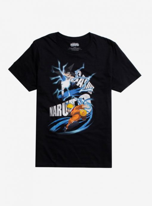 Naruto and Sasuke T Shirt SR28N