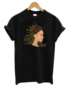 Phenomenal Women Black T-shirt FD29N