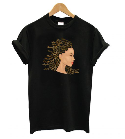 Phenomenal Women Black T-shirt FD29N