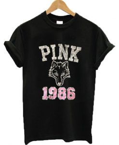 Pink 1986 Wolf T-shirt FD29N