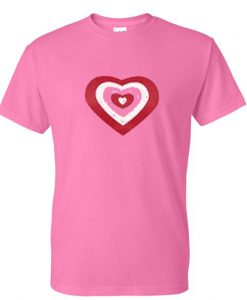 Pink Love Heart T-Shirt N12AZ