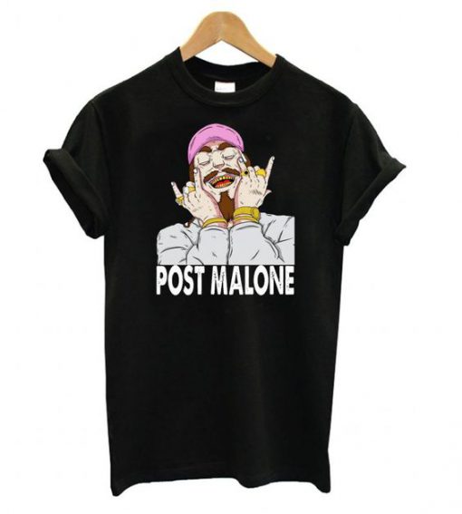 Post Malone Pink Hat T Shirt SR30N