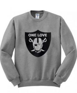 Raiders one love sweatshirt N22NR