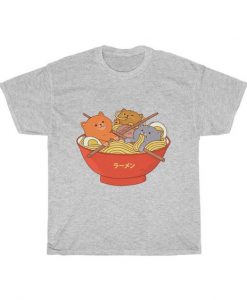 Ramen Noodles Cats T- Shirt ER13N