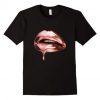 Rose Gold Lips Kiss T-Shirt