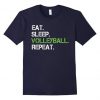 Sleep Volleyball Repeat T Shirt DN21N