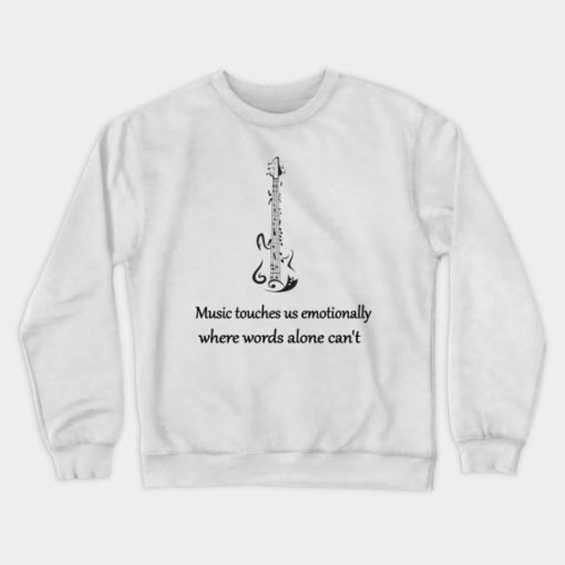 Slogan Music Sweatshirt SR30N