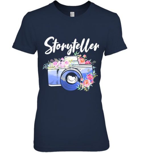 Storyteller Camera T Shirt SR6N