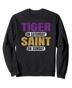 Tiger and Saint Sweatshirt SR30N