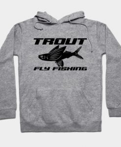 Trout Fly Fishing Hoodie SR30N