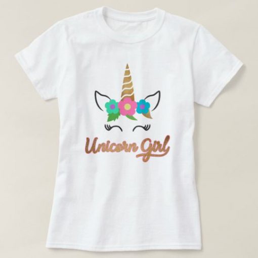 Unicorn Girl Tshirt EL5N