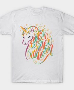 Unicorn T Shirt Design EL5N