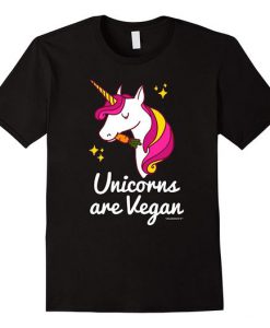 Unicorns are Vegan Tshirt EL5N