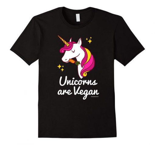 Unicorns are Vegan Tshirt EL5N