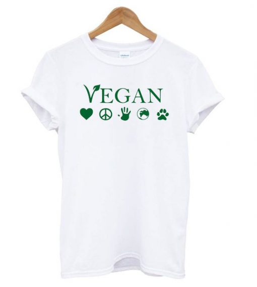 Vegan Vegetarian T shirt FD7N