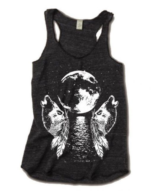 WOLF Howling Moon Tanktop FD27N