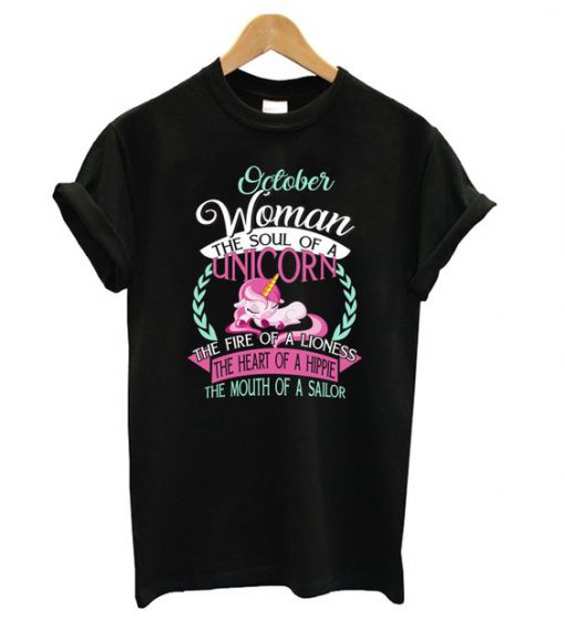 Woman The Soul Unicorn Tshirt EL5N