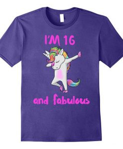 Womens fabulous sixteen Tshirt EL5N