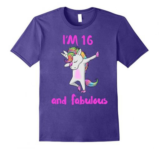 Womens fabulous sixteen Tshirt EL5N