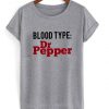 blood type t-shirt EV20N