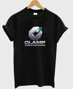 clamp cable network t-shirt PT20N